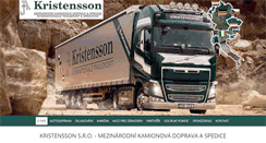 Desktop Screenshot of kristensson.cz